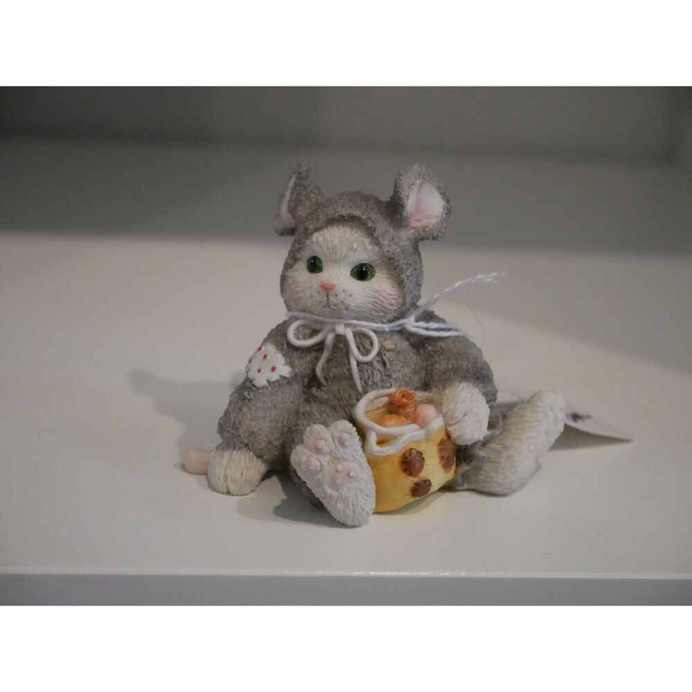 Vintage 1994 P. Hillman Cat Figurine “Can’t Disguise Our Friendship” Miniature